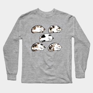 Sleeping cats pattern Long Sleeve T-Shirt